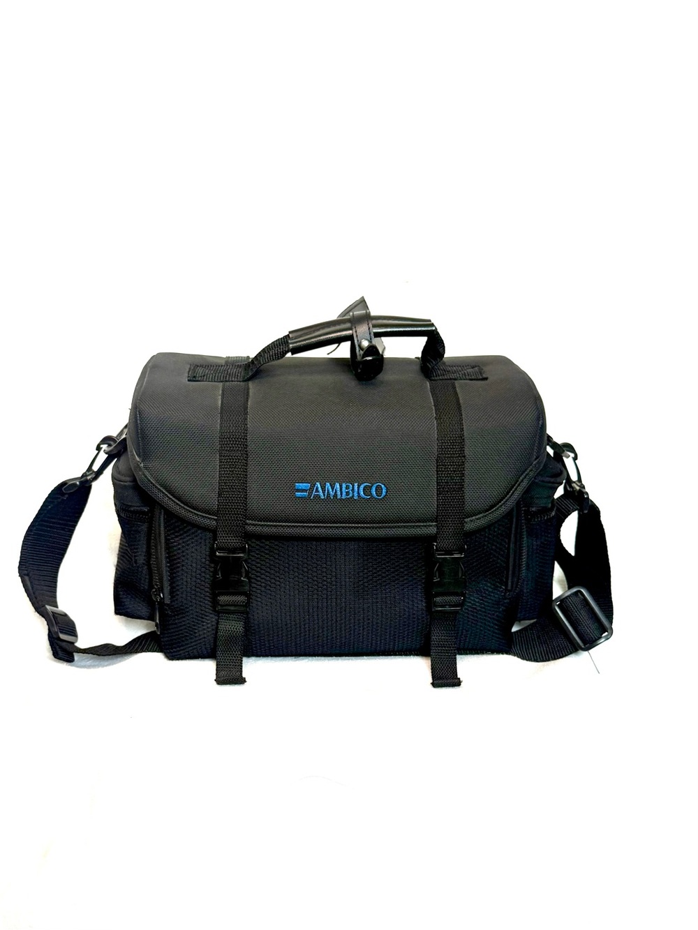 Ambico Black Camera Bag with Adjustable Shoulder Strap
